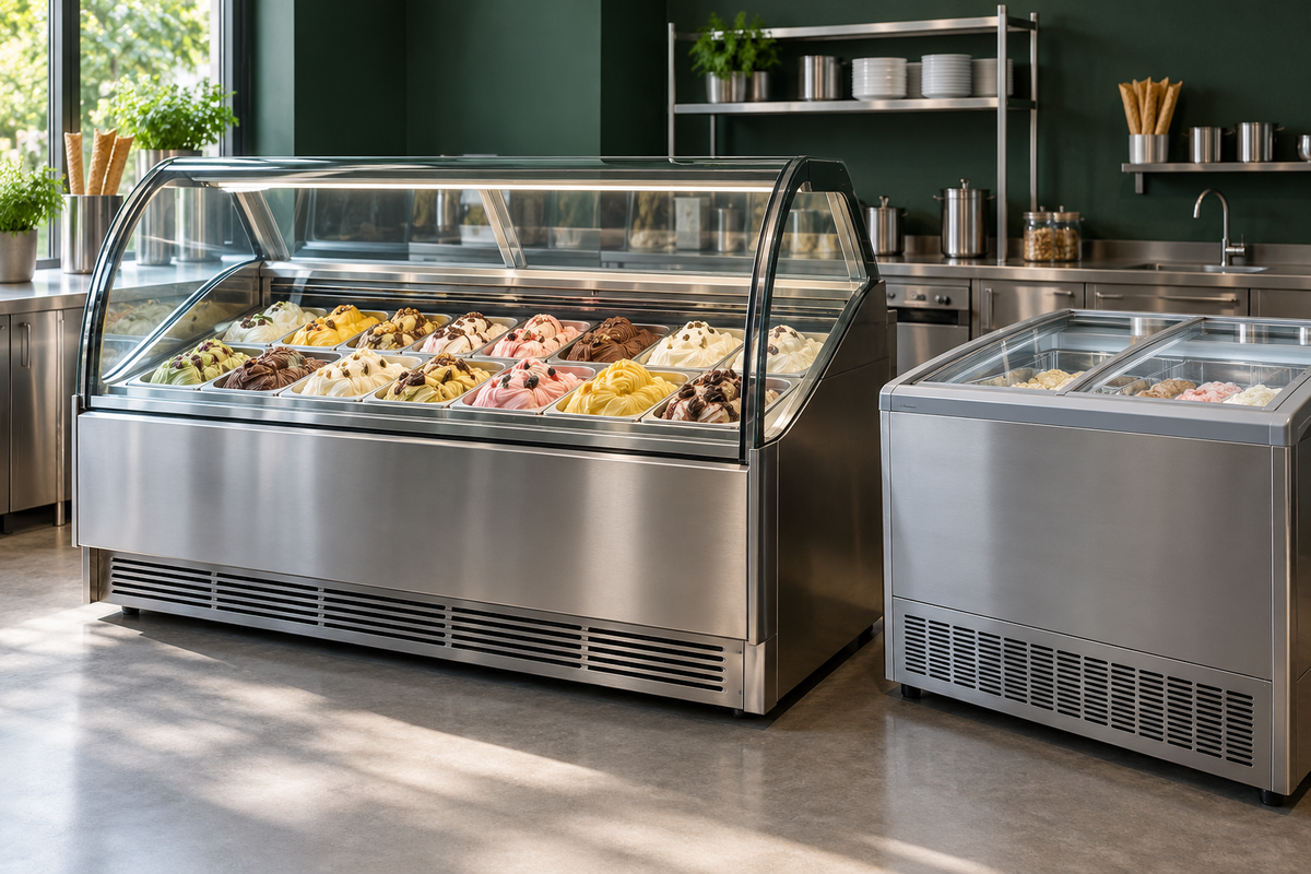 Vetrine gelato e congelatori espositivi