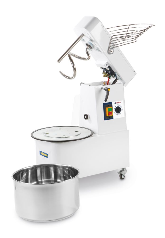 Miscelatore a spirale con testa sollevabile e ciotola rimovibile HENDI - lunghezza 590 × larghezza 240 × altezza 575 mm |