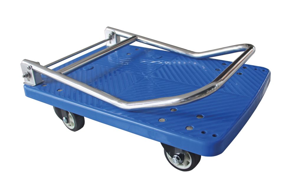 Carrello con piattaforma AmerBox - lunghezza 720 × larghezza 482 × altezza 852 mm | HE810514