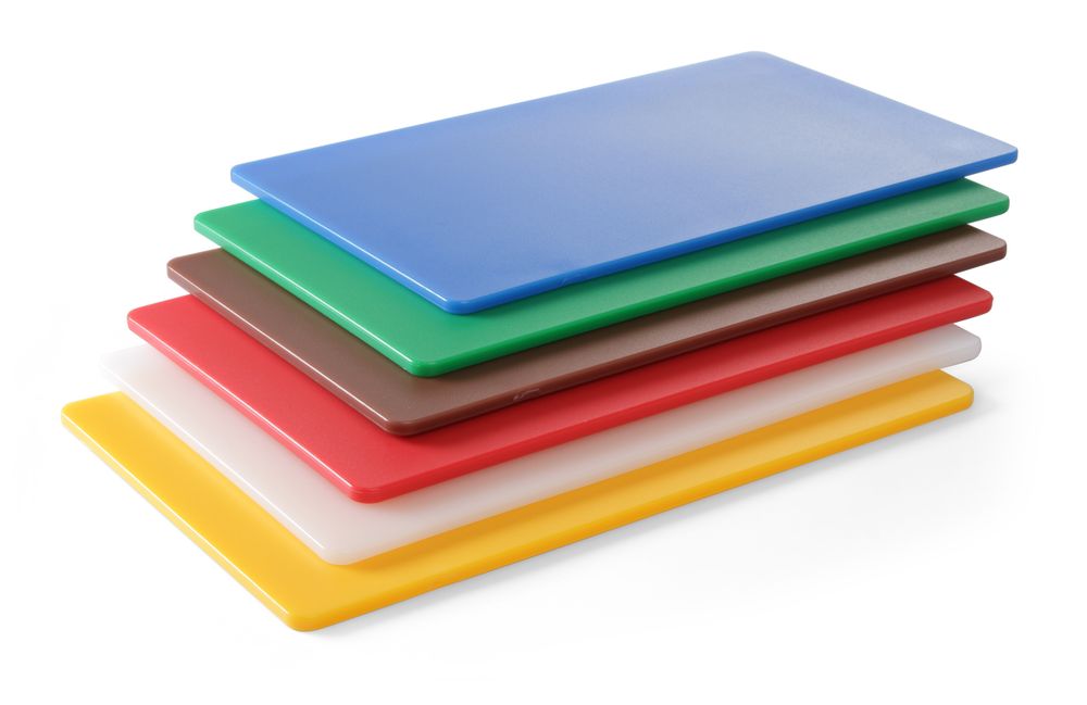 Taglieri HACCP GN 1/1 - set di 6 colori HENDI - lunghezza 325 × larghezza 530 × altezza 60 mm | HE826676