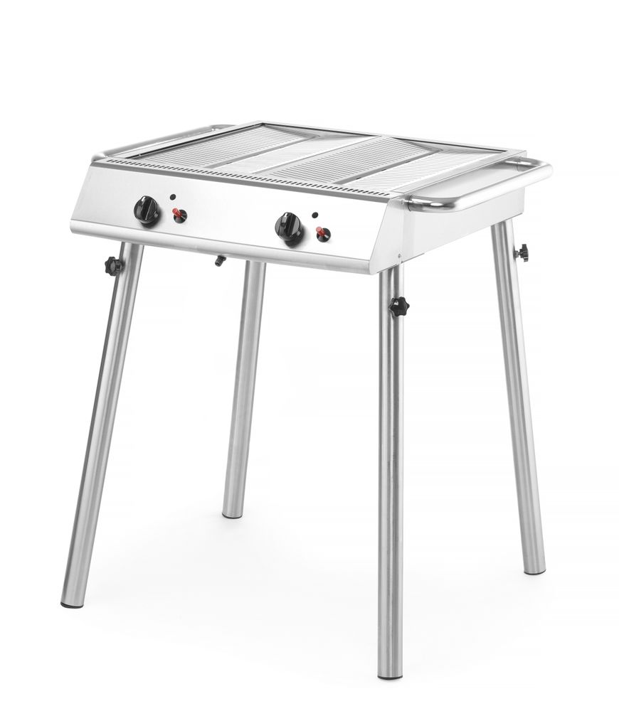 Xantos Griglia a gas HENDI - lunghezza 815 × larghezza 775 × altezza 875 mm | HE148624