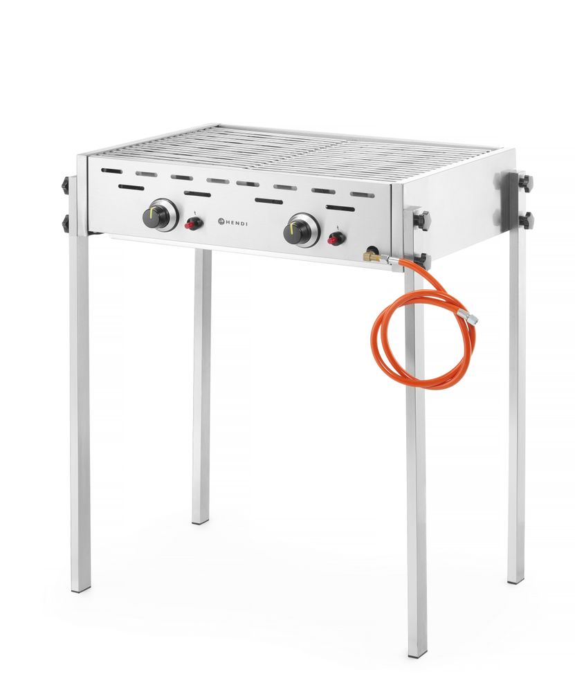 Roast-Master Pro Griglia a gas HENDI - lunghezza 600 × larghezza 790 × altezza 902 mm | HE148808