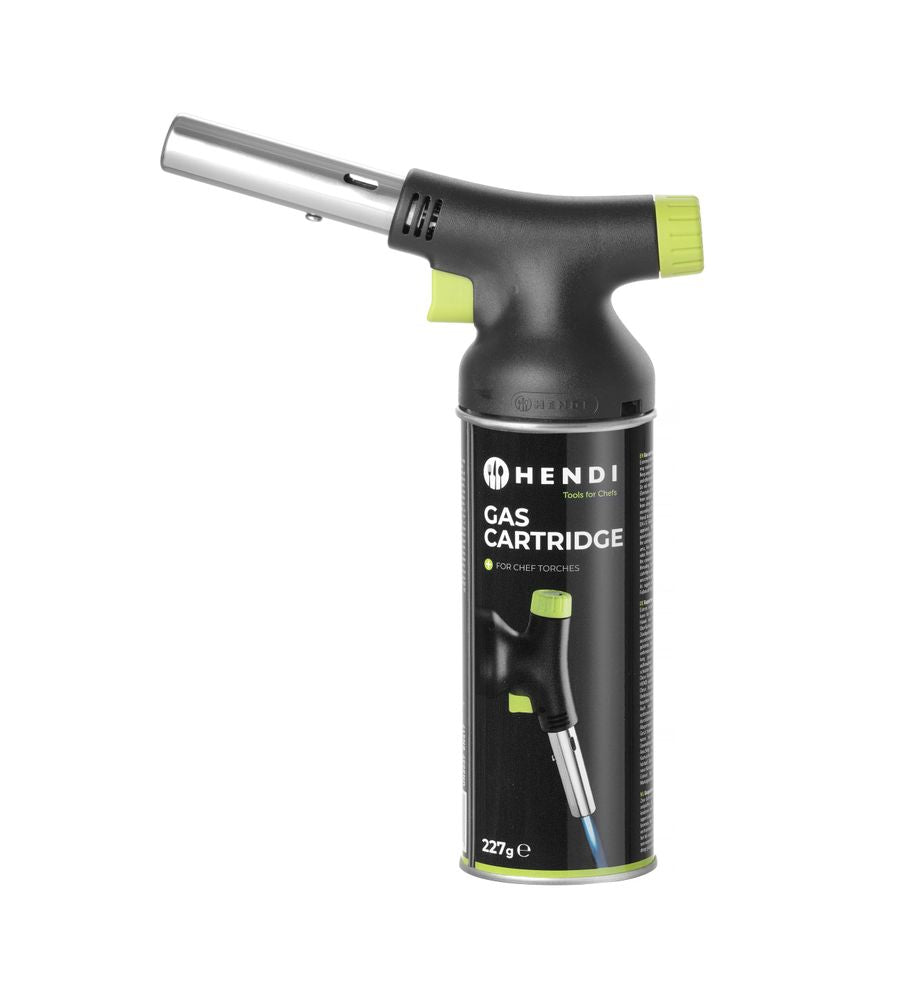 Torcia da chef HENDI Jet – set con cartuccia - Ø 68 mm | HE198254