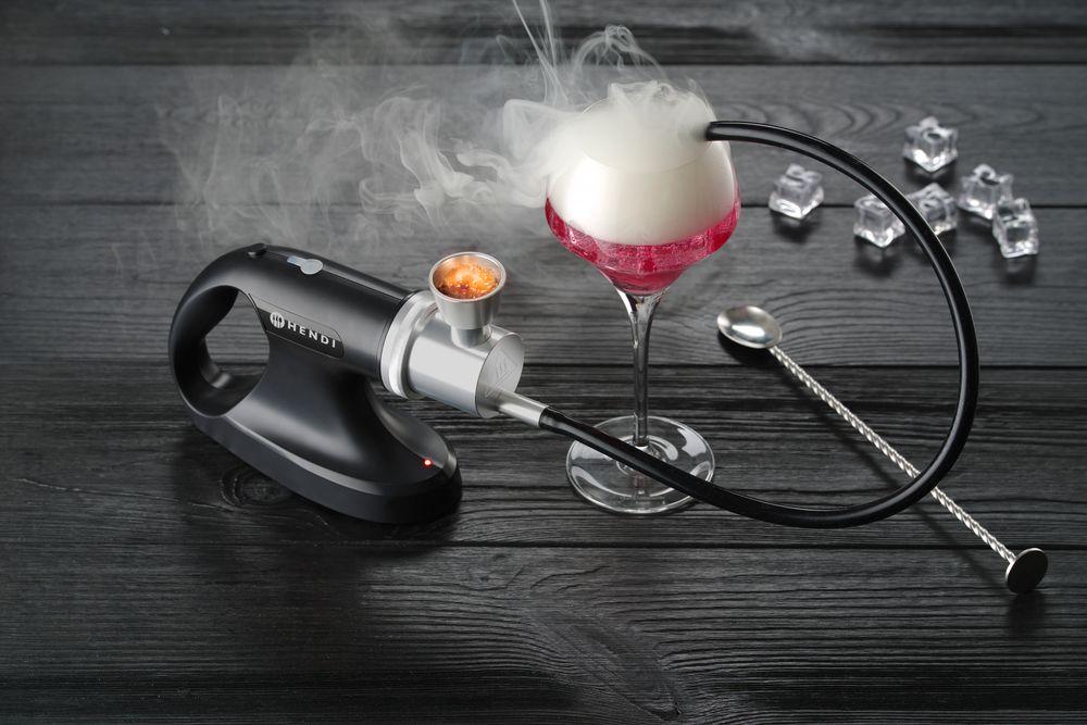 Pistola affumicatrice - infusore di fumo a 3 velocità HENDI - lunghezza 765 × larghezza 69 × altezza 155 mm | HE199640