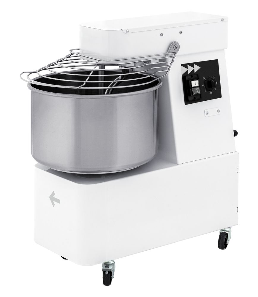 Miscelatore a spirale con testa e ciotola fisse HENDI - lunghezza 590 × larghezza 240 × altezza 575 mm | HE226315