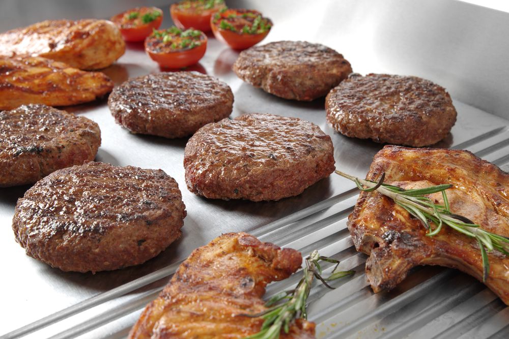 Fry top 1/3 rigata HENDI - lunghezza 550 × larghezza 720 × altezza 245 mm | HE203163