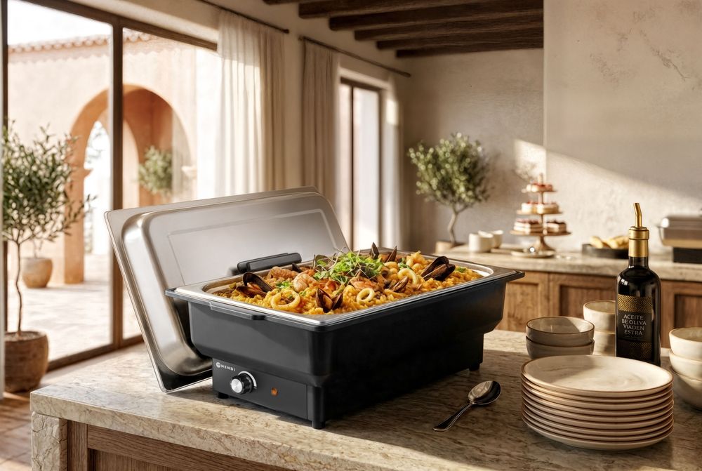 Chafing dish Tellano elettrico HENDI - GN GN 1/1 | HE204825