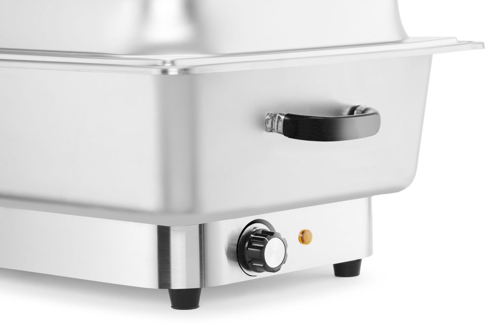 Chafing dish elettrico Pollina HENDI - lunghezza 450 × larghezza 610 × altezza 278 mm | HE204900