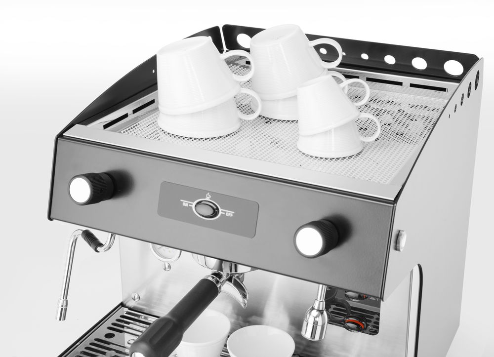 Macchina da caffè Romeo Easy, 1 gruppo, semiautomatica Verona - lunghezza 520 × larghezza 380 × altezza 462 mm | HE207598