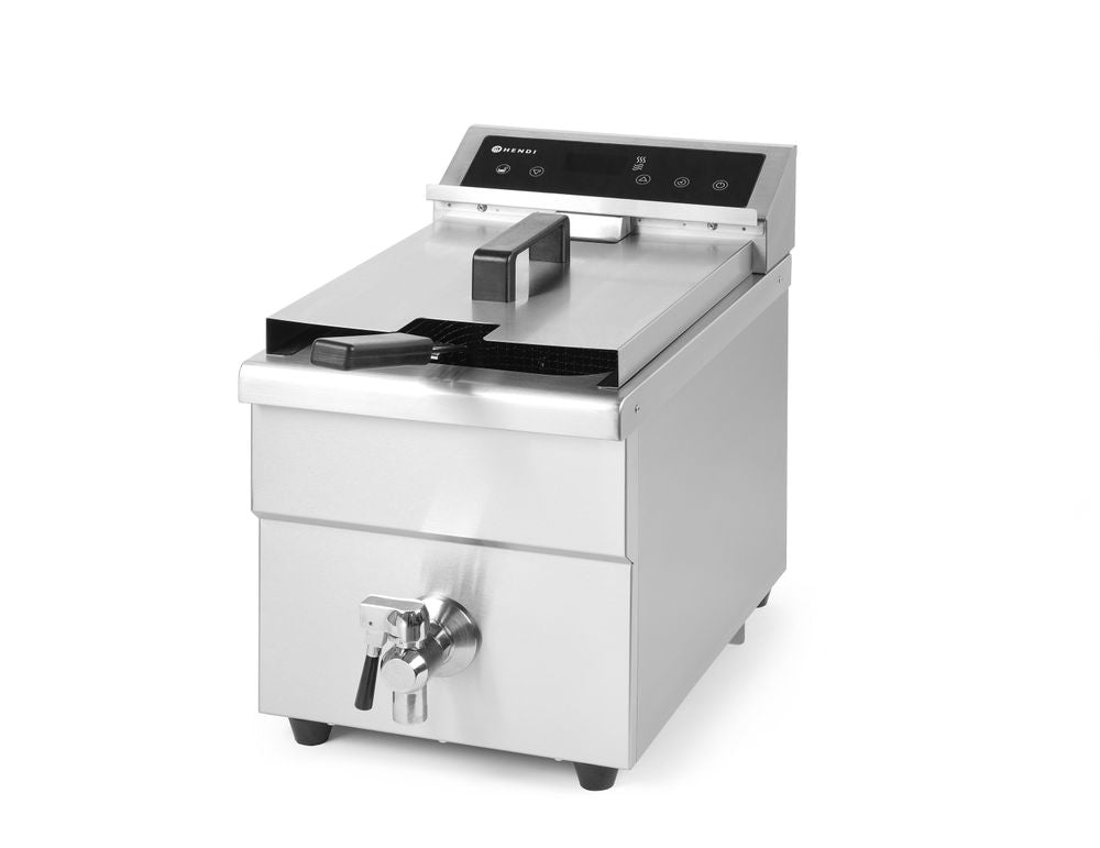 Friggitrice ad induzione con rubinetto di scarico - 8 l HENDI - lunghezza 619 × larghezza 288 × altezza 408 mm | HE215012