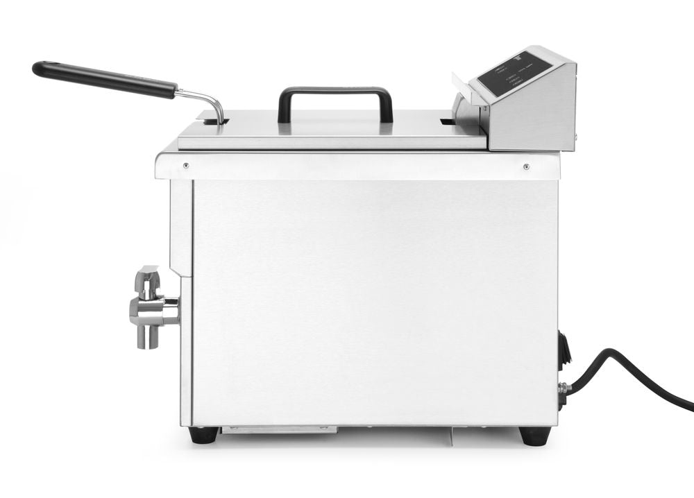 Friggitrice ad induzione con rubinetto di scarico - 8 l HENDI - lunghezza 619 × larghezza 288 × altezza 408 mm | HE215012