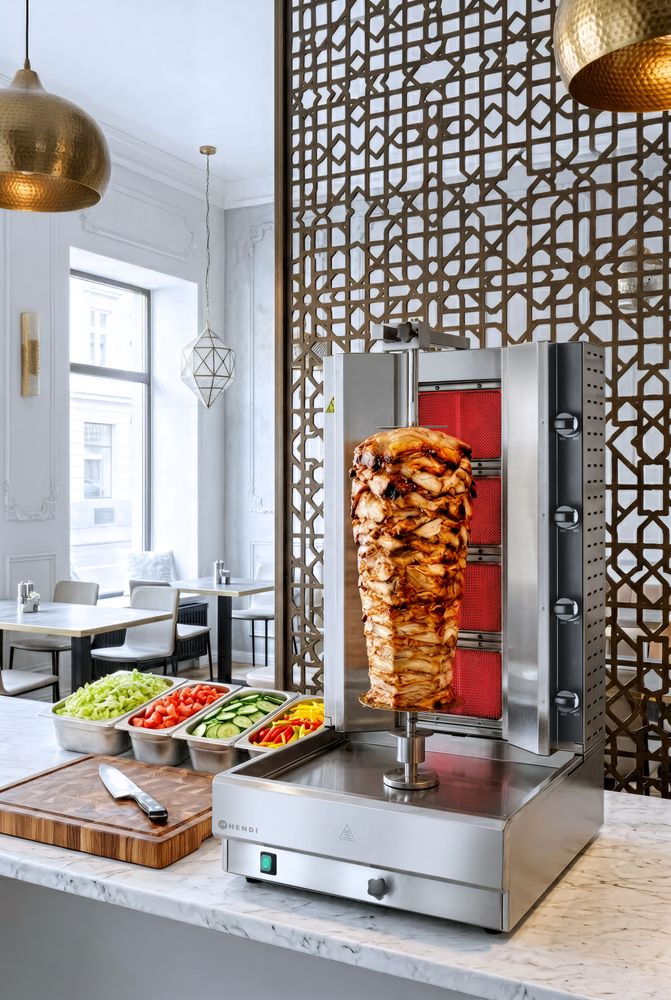 Griglia kebab, a gas HENDI | HE219768
