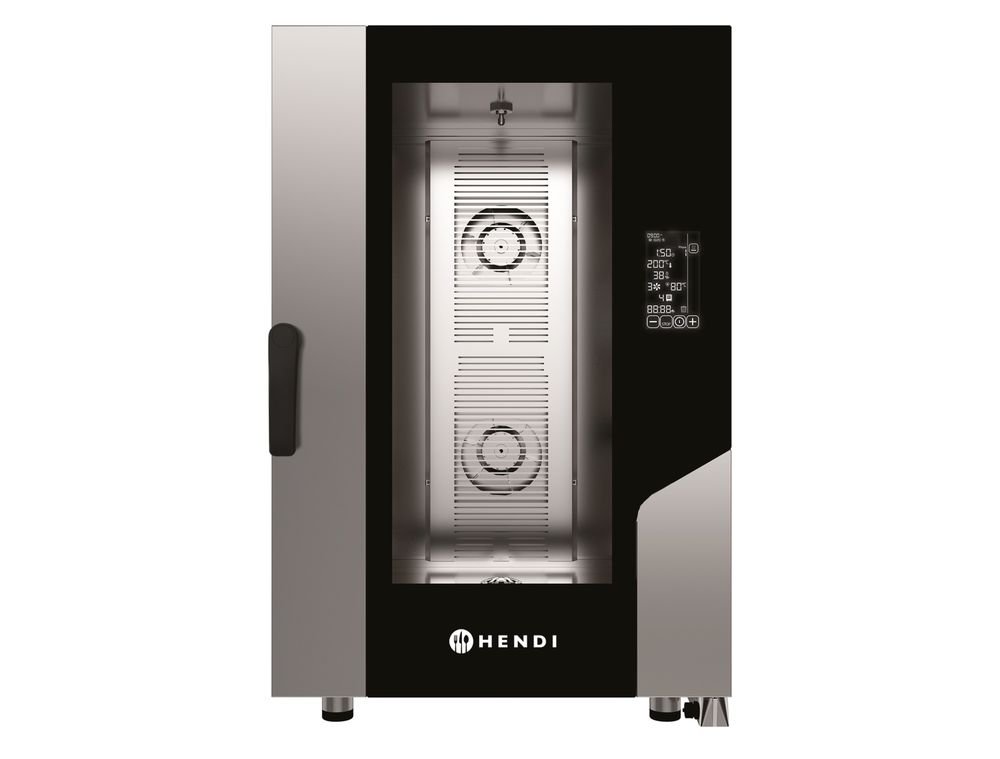 Forno a vapore a convezione Contact 11 x GN 1/1 HENDI - lunghezza 858 × larghezza 750 × altezza 1132 mm | HE219966