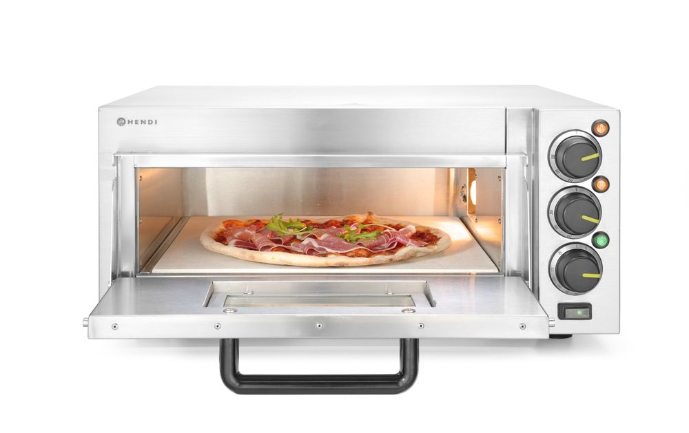 Forno da pizza compatto HENDI - lunghezza 609 × larghezza 584 × altezza 280 mm | HE220290