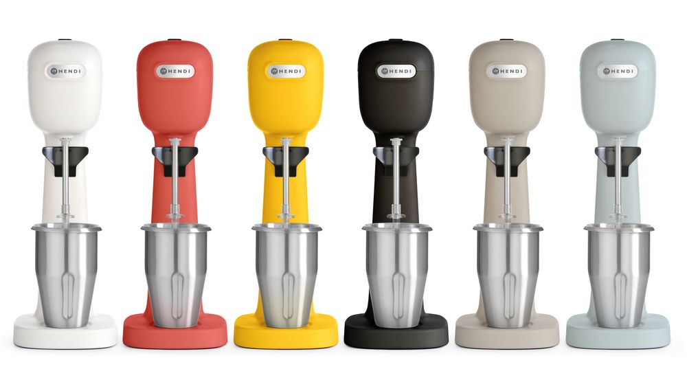 Frullino milkshaker HENDI - lunghezza 210 × larghezza 170 × altezza 485 mm | HE221617