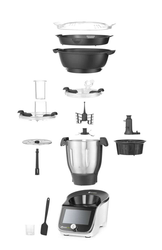 Robot da cucina multiuso HENDICHEF, bianco - lunghezza 422 × larghezza 380 × altezza 474 mm | HE221761