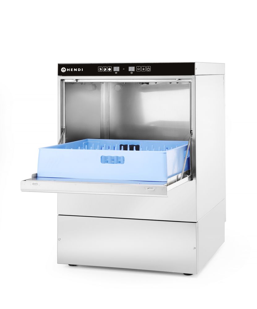 Lavastoviglie 50x50 - controllo elettronico HENDI - lunghezza 645 × larghezza 576 × altezza 837 mm | HE231753