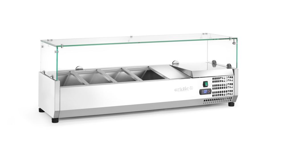 Vetrina refrigerata GN 1/3 Arktic - lunghezza 420 × larghezza 1208 × altezza 456 mm | HE232965