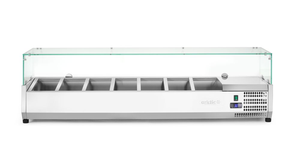 Vetrina refrigerata GN 1/3 Arktic - lunghezza 420 × larghezza 1607 × altezza 460 mm | HE232989