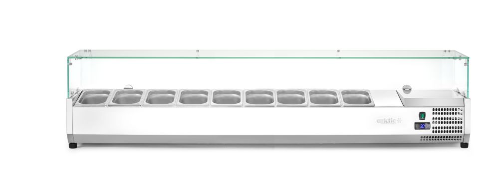 Vetrina refrigerata GN 1/3 Arktic - lunghezza 420 × larghezza 2006 × altezza 456 mm | HE232996