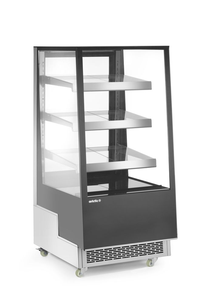 Vetrina refrigerata con 3 ripiani inclinati Arktic - lunghezza 833 × larghezza 650 × altezza 1460 mm | HE233306
