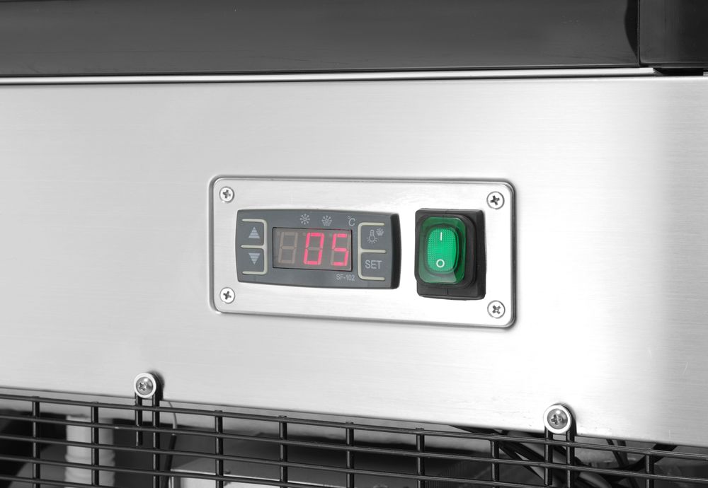 Vetrine refrigerate con 2 ripiani Arktic - lunghezza 677 × larghezza 994 × altezza 1230 mm | HE233337