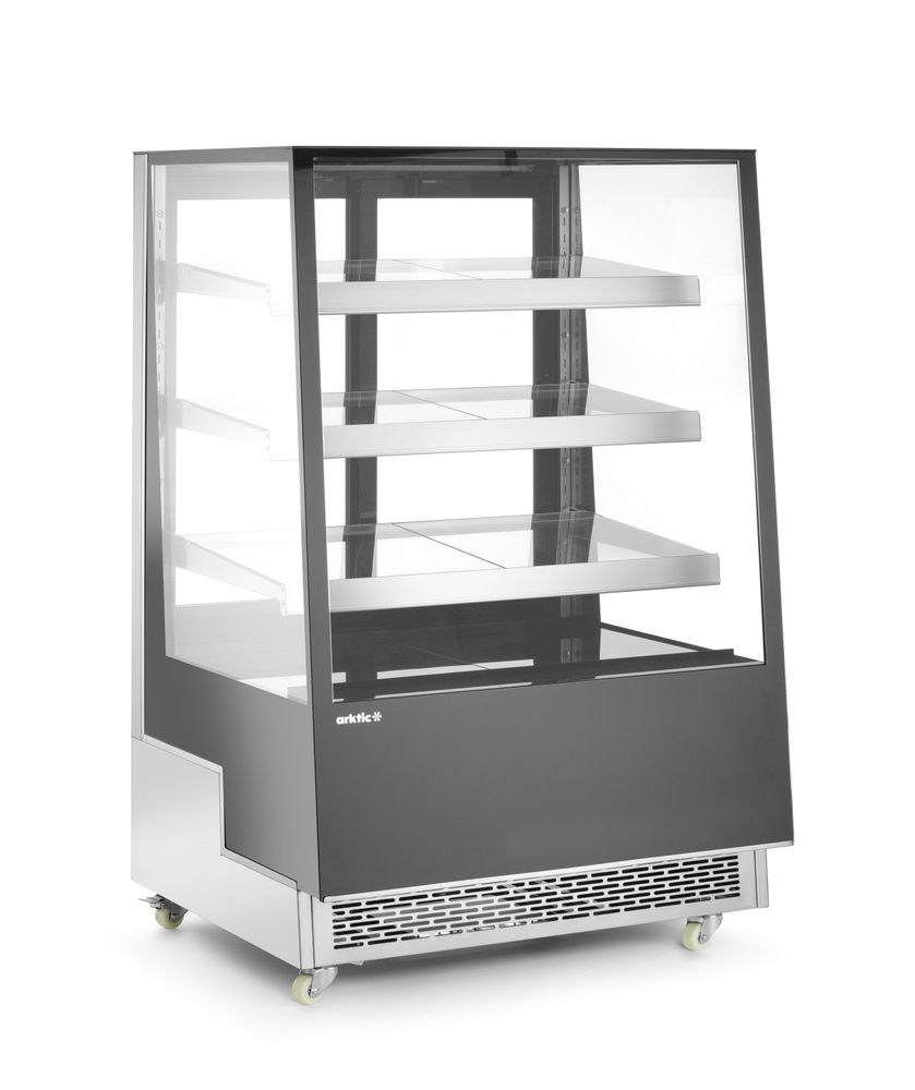 Vetrina refrigerata con 3 ripiani inclinati Arktic - lunghezza 833 × larghezza 900 × altezza 1460 mm | HE233443