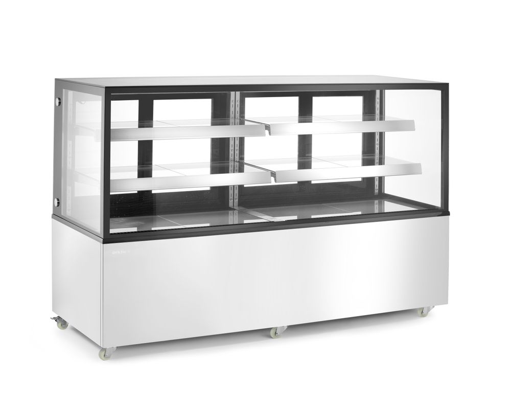 Vetrine refrigerate con 2 ripiani Arktic - lunghezza 677 × larghezza 1824 × altezza 1230 mm | HE233467