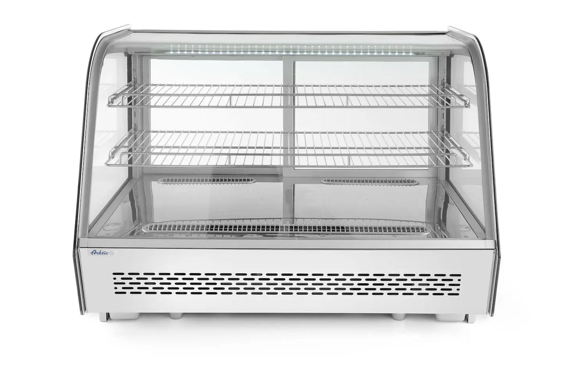 Vetrina Refrigerata da Banco Arktic 160L 0/+6°C con Vetro Curvo