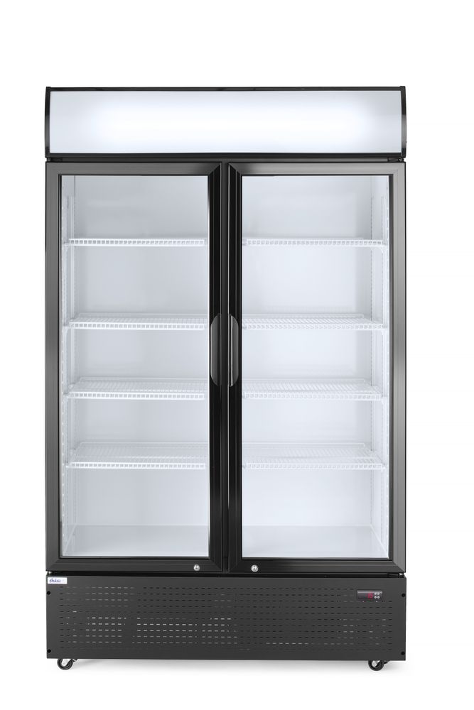 Frigorifero per bar posteriore con pannello retroilluminato, doppia porta Arktic - lunghezza 610 × larghezza 1120 × altezza