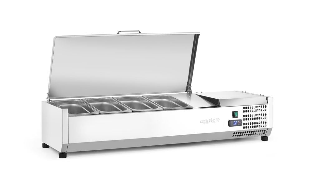 Vetrina refrigerata GN 1/3 Arktic - lunghezza 420 × larghezza 1607 × altezza 630 mm | HE233979