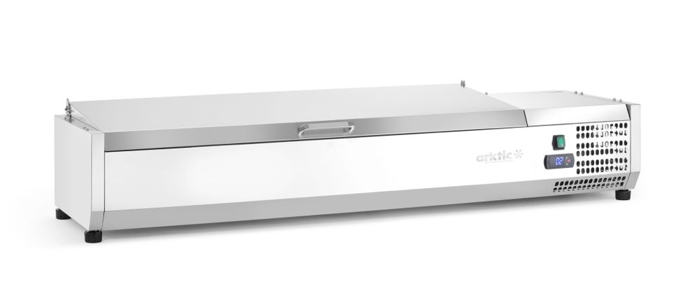 Vetrina refrigerata GN 1/3 Arktic - lunghezza 420 × larghezza 1405 × altezza 630 mm | HE233955