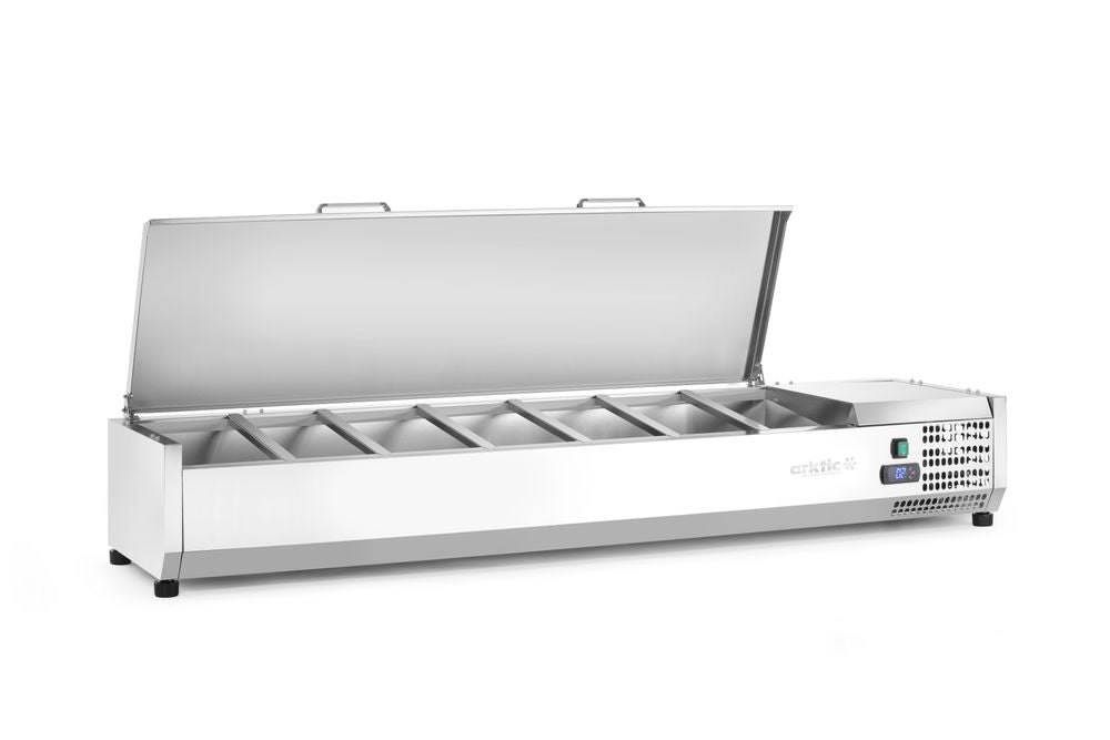 Vetrina refrigerata GN 1/3 Arktic - lunghezza 420 × larghezza 1607 × altezza 630 mm | HE233979
