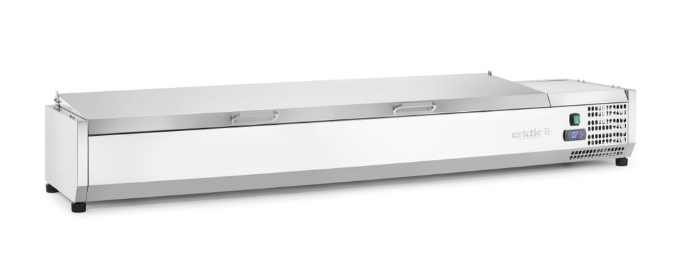 Vetrina refrigerata GN 1/3 Arktic - lunghezza 420 × larghezza 1808 × altezza 630 mm | HE233986