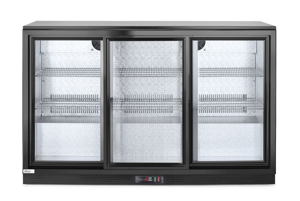 Frigorifero per barra posteriore con porte scorrevoli triple Arktic - lunghezza 530 × larghezza 1350 × altezza 870 mm |