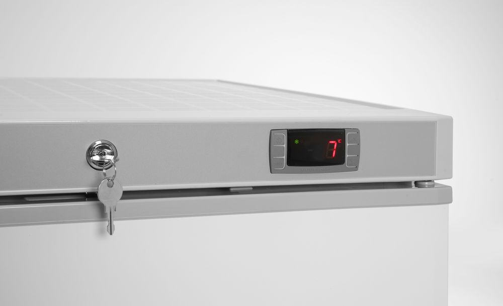 Armadio di congelamento con struttura esterna in acciaio verniciato bianco Arktic - lunghezza 640 × larghezza 600 × altezza