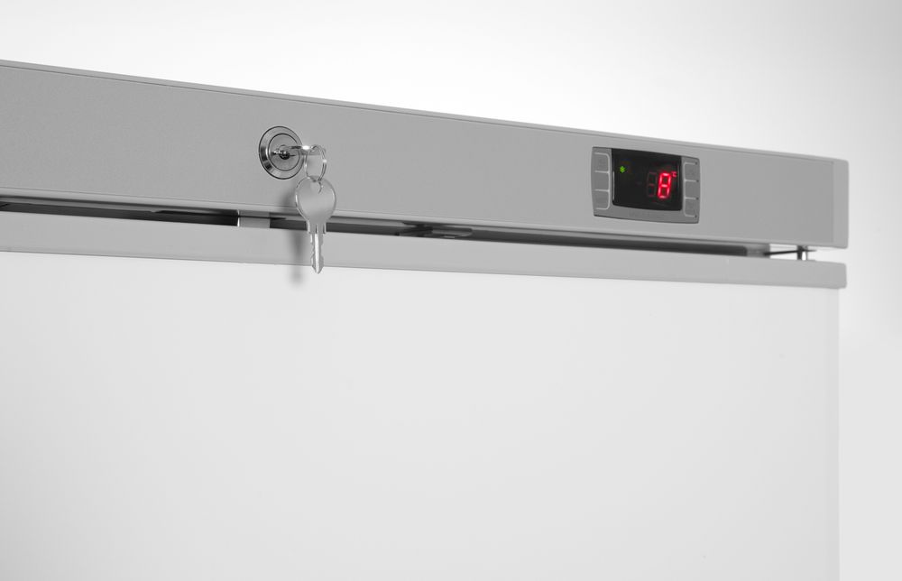Armadio di congelamento con struttura esterna in acciaio verniciato bianco Arktic - lunghezza 740 × larghezza 775 × altezza