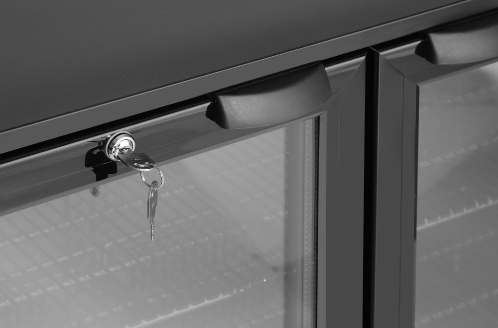 Frigorifero posteriore da bar con doppio sportello Arktic - lunghezza 540 × larghezza 900 × altezza 890 mm | HE236895