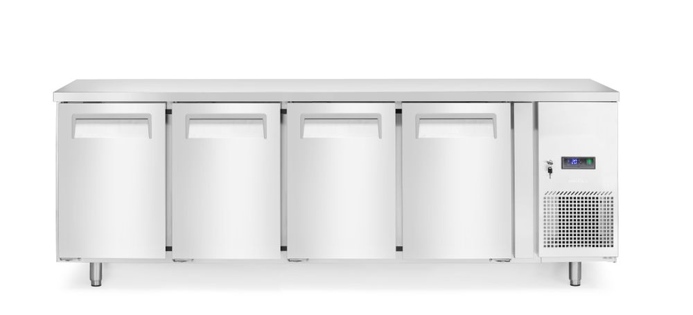 Banco refrigerato, 4 porte Arktic - lunghezza 700 × larghezza 2232 × altezza 855 mm | HE238165