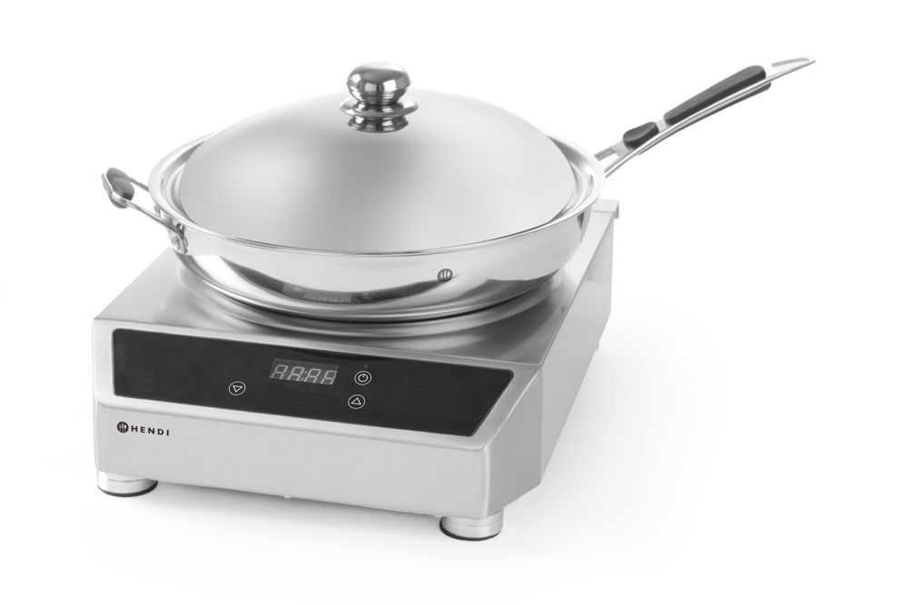 Induzione wok modello 3500 HENDI - lunghezza 545 × larghezza 340 × altezza 130 mm | HE239766