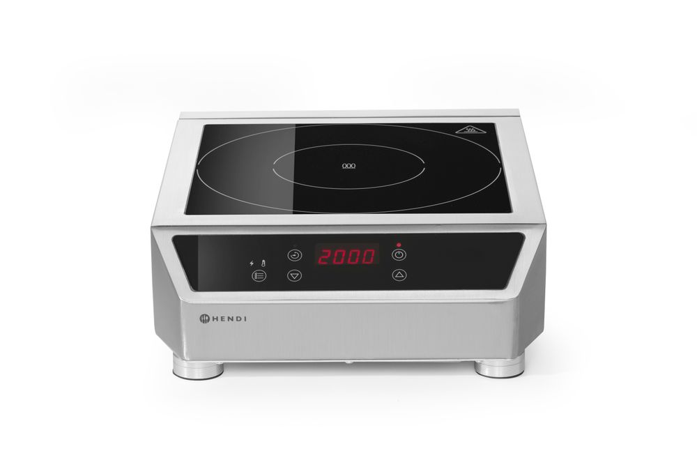Piano cottura a induzione 3500 D HENDI - lunghezza 431 × larghezza 342 × altezza 116 mm | HE239711