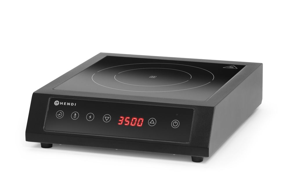 Piastra ad induzione 3500 D XL HENDI - lunghezza 400 × larghezza 356 × altezza 100 mm | HE239957