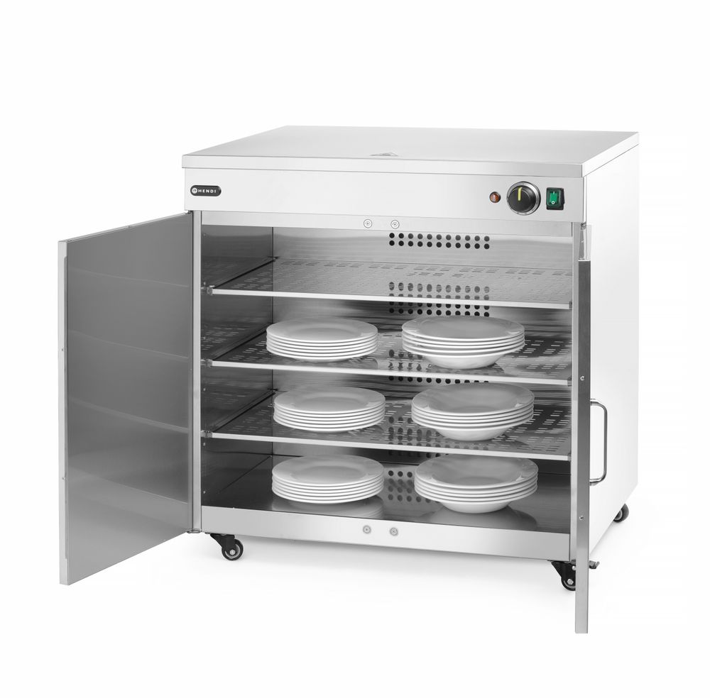 Scaldapiatti doppio HENDI - lunghezza 592 × larghezza 782 × altezza 765 mm | HE250174