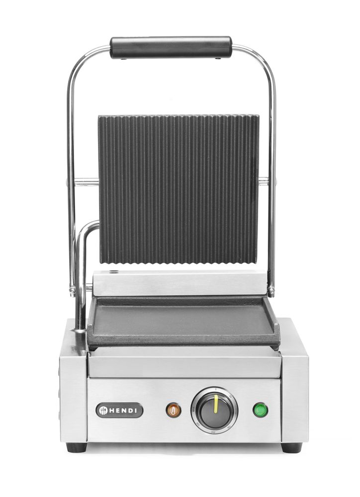 Piastra panini - versione singola HENDI - lunghezza 400 × larghezza 310 × altezza 510 mm | HE263600