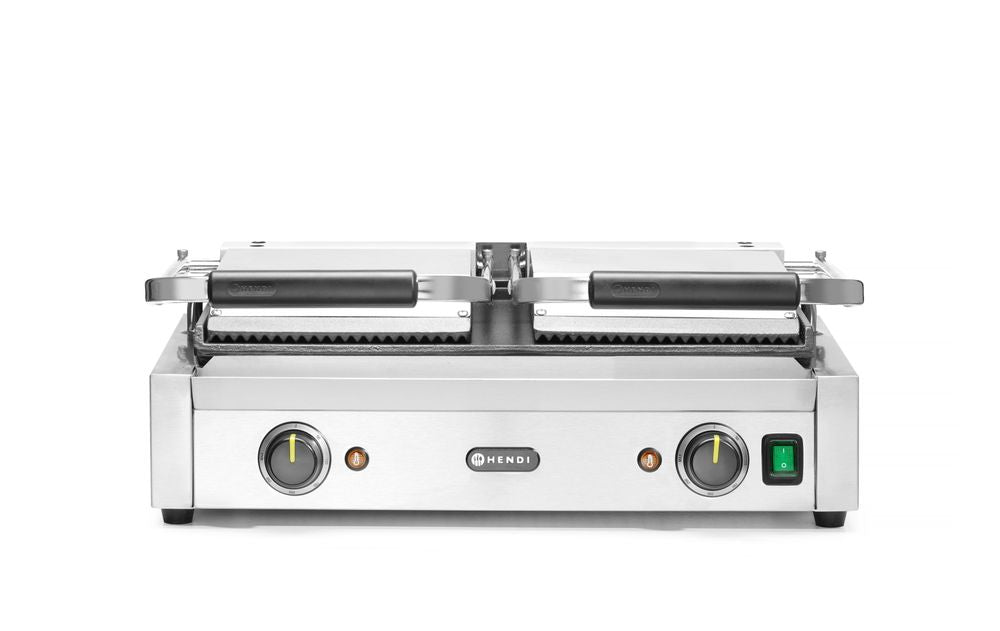 Piastra panini - versione doppia HENDI - lunghezza 395 × larghezza 569 × altezza 510 mm | HE263808