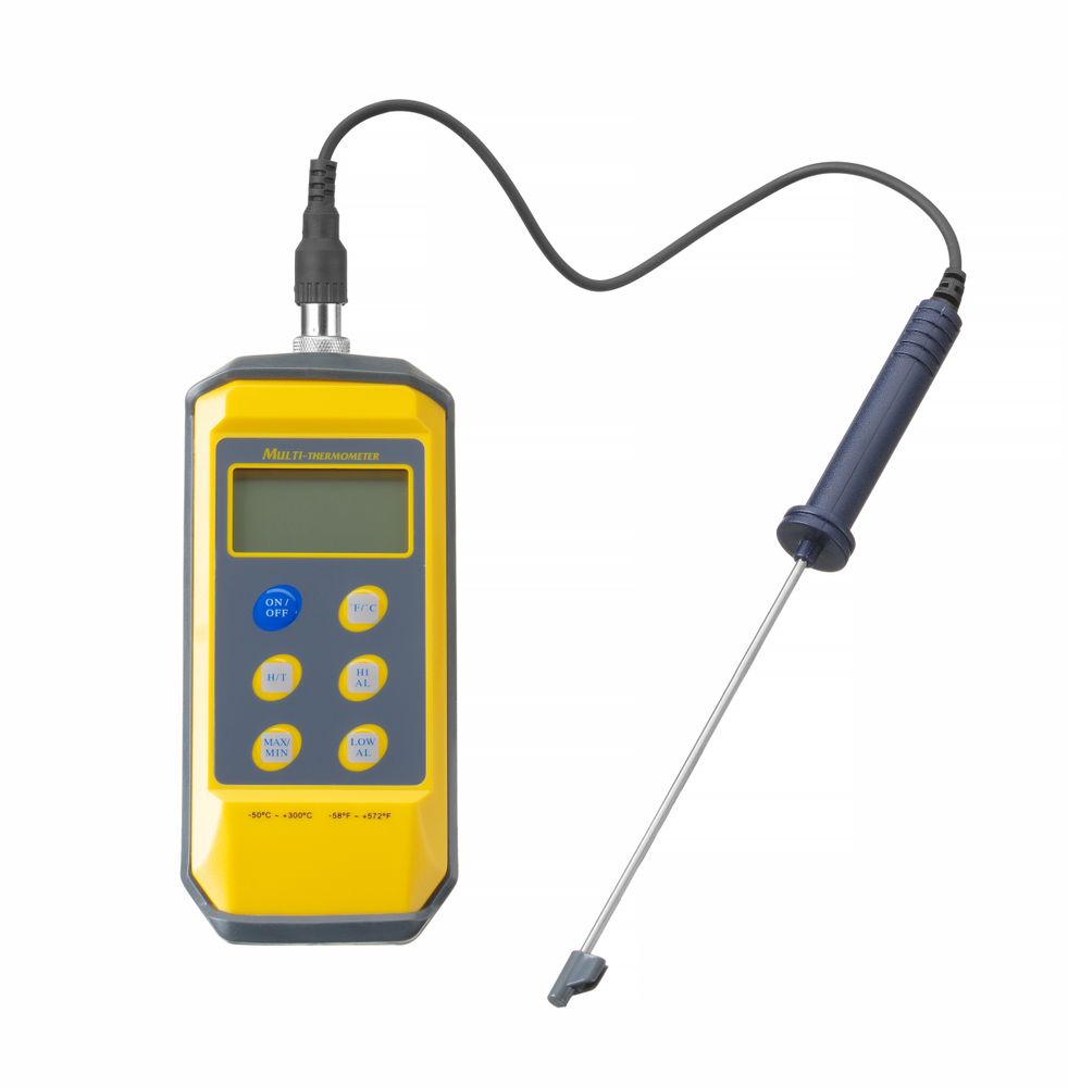 Termometro digitale con sonda HENDI - lunghezza 140 × larghezza 88 × altezza 265 mm | HE271407