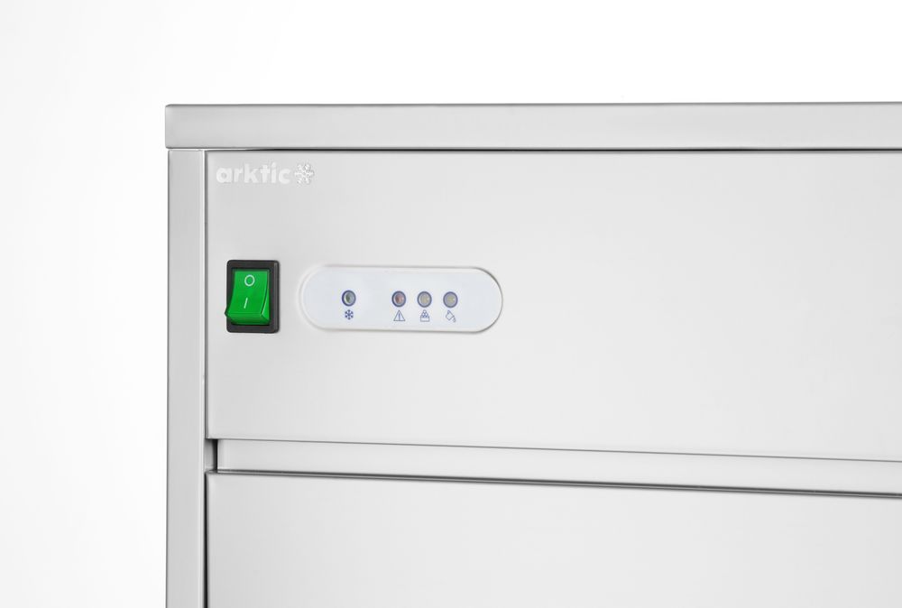Produttore di cubetti di ghiaccio Arktic - lunghezza 600 × larghezza 400 × altezza 675 mm | HE271773