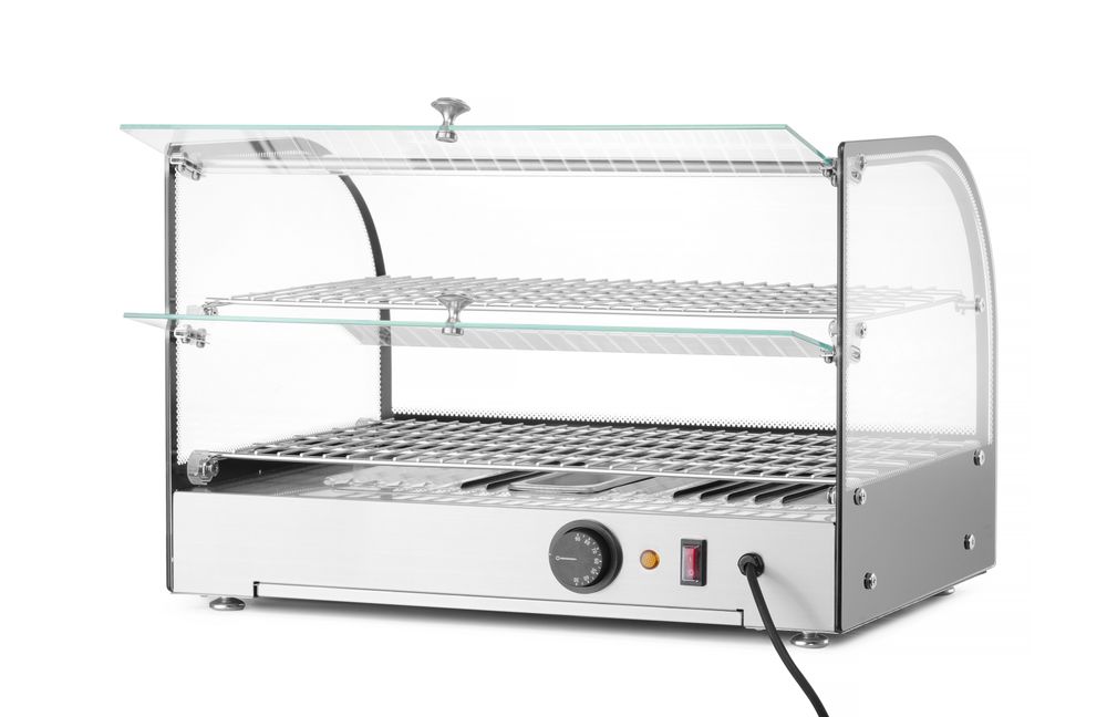 Vetrina calda a due ripiani HENDI - lunghezza 670 × larghezza 556 × altezza 440 mm | HE273999