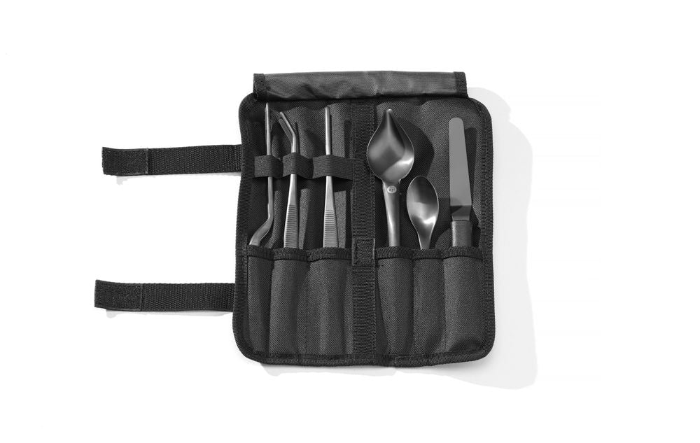 Set placcatura da chef, 6 pezzi, nero HENDI - lunghezza 400 × larghezza 220 × altezza 26 mm | HE400074