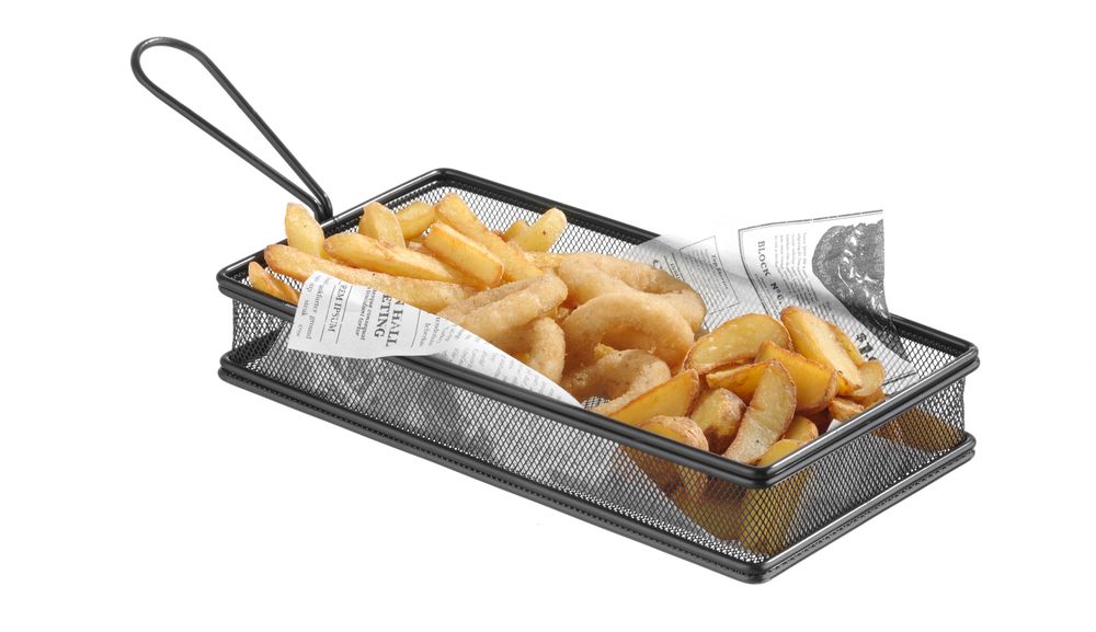 Mini cestelli per fritture HENDI - lunghezza 190 × larghezza 78 × altezza 120 mm | HE425619
